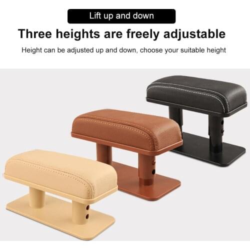 Universal Adjustable Car Armrest Left Elbow Support Anti-fatigue Pad Cushion Armrest Pad Elbow Support Adjustable Armrest Pad