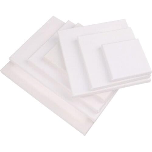 1pc Wood Painting Frame Cotton White Stretched Canvas Frame for Drawing Painting DIY Canvas Painting Supplies