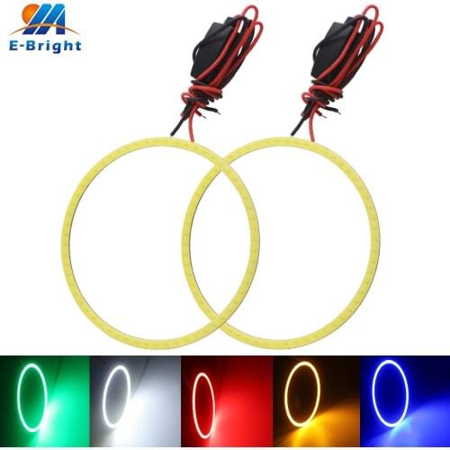 10pcs 80 mm 12V 24V COB Car LED Angel Eyes Halo Rings Headlight For e39 e46 e36 e90 Constant Current Driver Universal LED Light