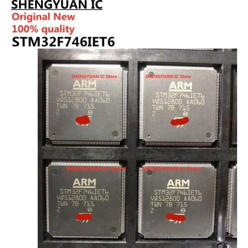 2 pcs STM32F746IET6 LQFP-176 STM32F746IE STM32F746 Single chip microcomputer 100% new imported original 100% quality