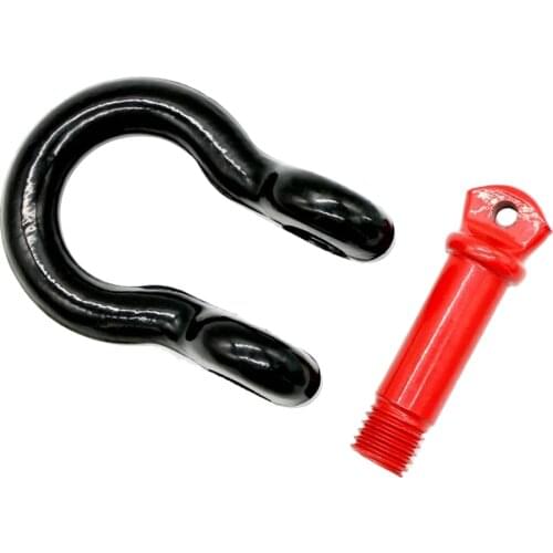 3/4" Bumper Tow Trailer Standing Tools Hook 4.75 Ton D-Rings Bow Shackle