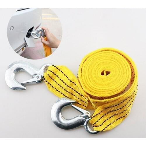 3Ton 4m Powerful Car Towing Rope with Hooks Towing Ropes Suitable for Cadillac XTS SRX ATS CTS/Renault Koleos Fluenec Latitude