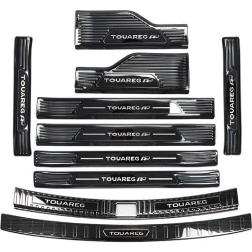 For Volkswagen Touareg 2019-2020 stainless steel Threshold bar Trunk guard threshold Shield Anti-scratch protection Car styling