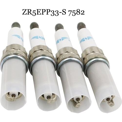 DS iridium platinum Spark Plug ZR5EPP33-S 7582 Car Candles Glow Plug for BMW X5/X6/740/N55 Z4 MINI engine OE: 12 12 0 037 582