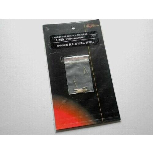 Flyhawk FH350087 1/350 Scale WWII German Destroyer 150mm/48 SK C/36 Metal Barrel