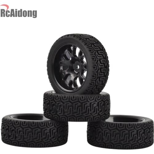 4PCS RC Aluminium Alloy On Road Tires Metal Wheel Rim for 1:10 HSP HPI RC Drift On-Road Racing Car Touring Upgrade Parts