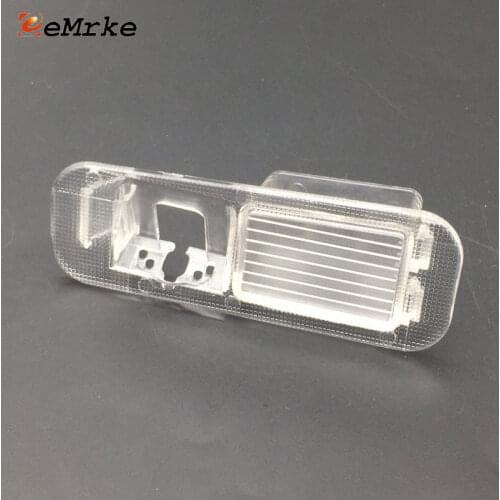 EEMRKE Car Rear Camera Bracket Replace License Plate Lights Housing for Kia Rio Hatchback DC '00-'05 Rio QB Hatchback '11-'15