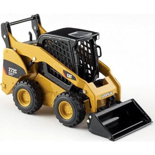 1/32 Scale Street Forklift Truck Skid Steer Loader Vehicles Toys Collection Diecast 55167 Engineering Vehicles Gift Toys