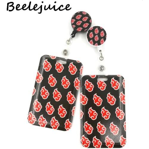 Clouds Retractable Badge Reel Lanyard Nurse ID Business Credit Card Work Card Badge Holder Office Student Clips Card Holder Bag