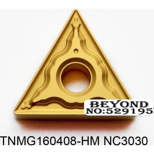 Original Korloy TNMG160404-HM TNMG160408-HM NC3030 TNMG 160404 160408 Carbide Turning Inserts for Steel Lathe Cutter Tool Holde