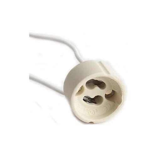 DIY Ceramic Douille Gu10 lamp Holder Base Gu10 Socket Bulb Holder 110v-220v