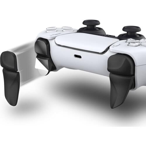 PlayVital 2 Pair Shoulder Buttons Controller Triggers & Bumpers Extender Kit for PS5 Controller