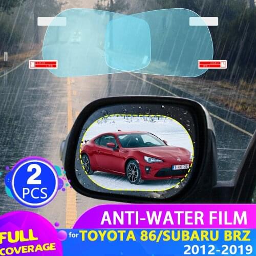 Car Rearview Mirror Film for Toyota 86 GT86 FT86 Scion FR-S Subaru BRZ Full Cover Anti Fog Rainproof Sticker Accessories