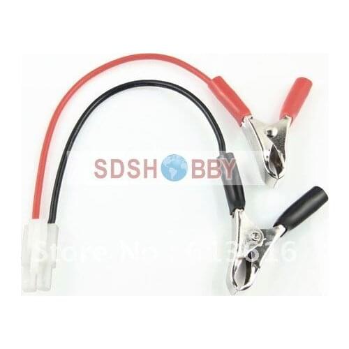 Male Tamiya Converted Cable to Crocodile Clip/ RC Battery Charging Cable 16AWG L150mm