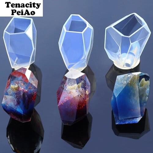 Transparent Silicone Mold Dried Flower For Uv Epoxy Resin Decorative Craft DIY Stone Molds For Pendant Jewelry Making Tools