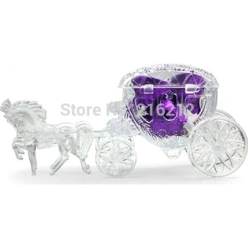Fairy Tale carriage transparent wedding favour boxes gift box sweet box