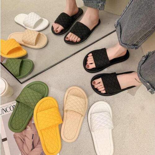 Spring and summer household indoor bathroom sandals net celebrity ins sandals and slippers women wear sandals outside