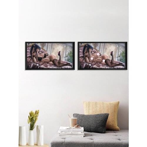 High School DXD Akeno Himejima Sexy Nude Girl Cartoon Anime Poster Canvas Picture Decoration Home Prints Wall Decor Art Silk