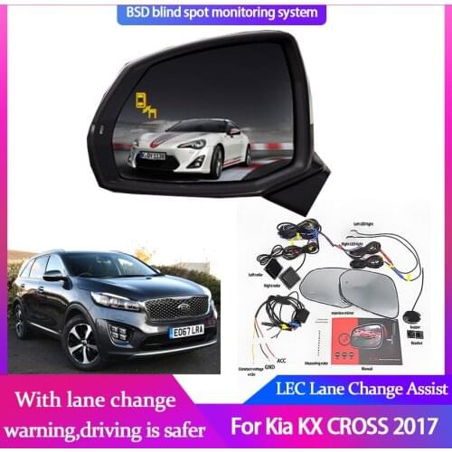 Blind Spot Detection System For Kia KX CROSS 2017 Millimeter Wave Radar Blind Spot Monitoring Sensor Assistant Driving Security