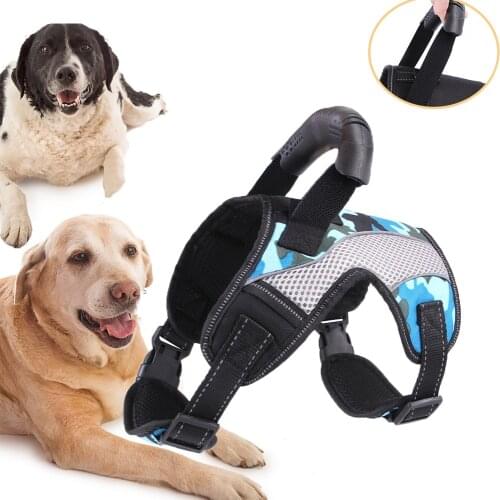 Explosion Proof Medium and Large Dog Collar Red Fashion Small Dog Accessories Vest Adjustable Reflective Pet cat harness