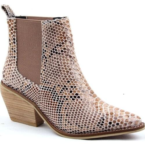 2021 Spring/Autumn Fashion Cowgirl Boots Women Shoes Winter Western Cowboy Ankle Boots Pointed Toe Leather Shoes Woman Booties