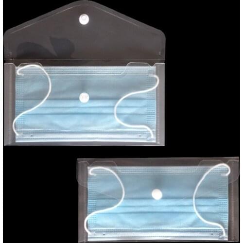 1PC Protable Mask Storage Bag Home Anti Dust Mask Preservation Clip Holder For Kids Adults Face Mask Storage Case Dropshipping