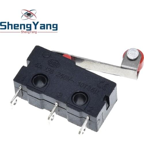 10pcs New Micro Roller Lever Arm Normally Open Close Limit Switch KW12-3 KW11-N