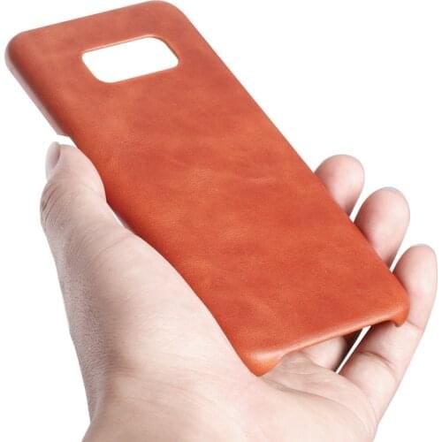 15PCS Sumgo Vintage Phone Cases For Samsung S8 Luxury Back Case Cover For Samsung S8 Plus Case Business Real Leather