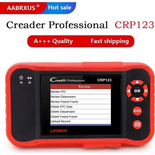 2020 CRP123 Creader 123 CreaderVII+ Car multi-language code reader CRP 123 OBD2 auto diagnostic tester tool DHL free shipping