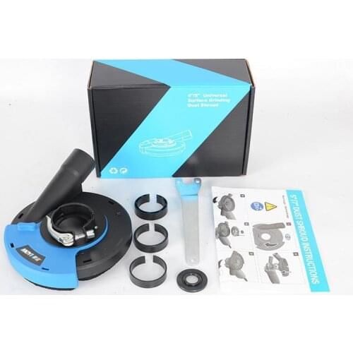5 inch/7 inch Grinding Dustproof Shroud Cover Tools Surface Dust Collector Adjustable Universal for Hand Angle Grinder