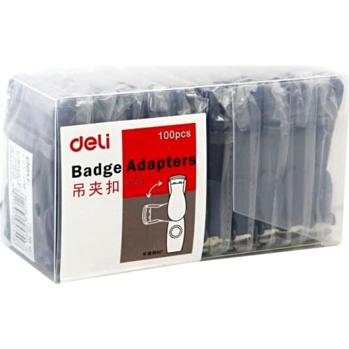 5749 ID card clip safety buckle badge ID card hanging clip 10PCS/pack