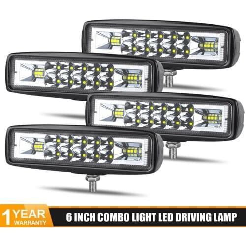 6 inch LED Headlights 12-24V combo beam For Auto Motorcycle Truck Boat Tractor Trailer 4x4 Offroad Working Light LED Work Light
