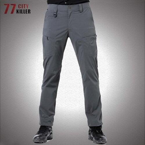 Quick-drying Tactical Pants Men Outdoor Waterproof Wear-resistant Cargo Training Trousers Hiking Trekking Army Combat Joggers