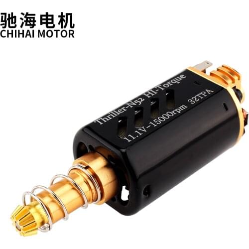 Chihai motor CHF-480WA-N52 Nd-Fe-B 32TPA high torque AEG Motor Ver.2 Gearbox motor Long Axis for Hunting Accessorie