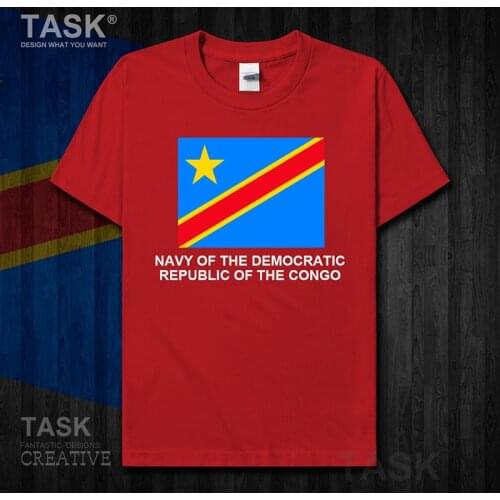 Navy DR Congo COD DRC DROC Congo-Kinsha Congolese Military Tactical Army country mens Short sleeve t shirt new Tops sports 01