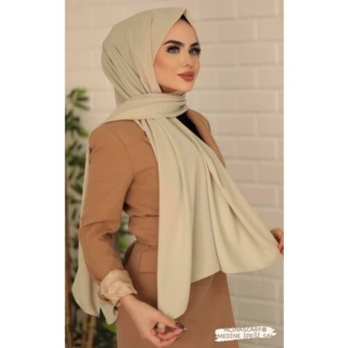 Good stitch sewing quality quality premium heavy chiffon hijab women scarf hijab long shawls