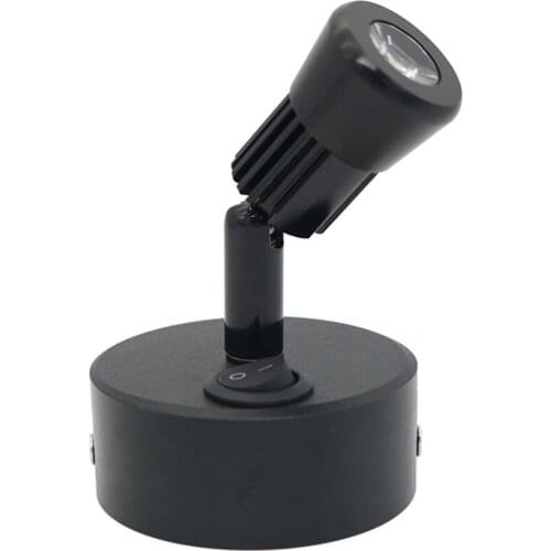 Recharging cabinet lamp,rotatable shopping desk window glass battery lamp, 1W 3W wireless accent counter spot light