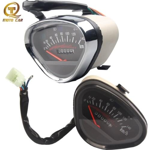 Motorcycle Speed Meter Odometer Gauge Indicator LCD Display Black Moto Accessories For Vintage Honda DAX 70 Monkey Jialing 70