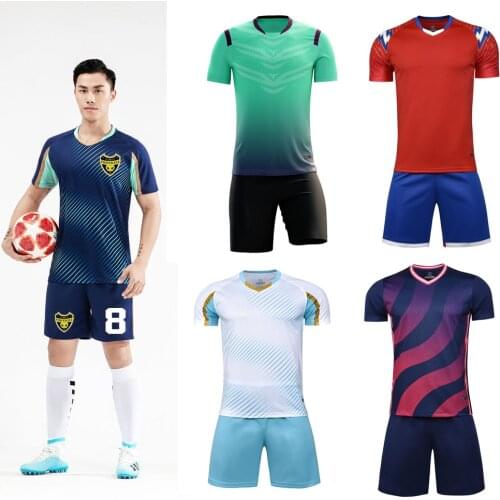 Survetement Football Kit 2020 Soccer Jerseys Kids football uniforms shirt Sets Men Futbol soccer Training suit Football Kits