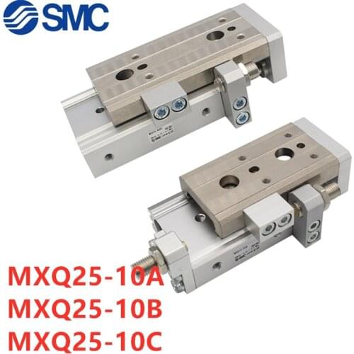 MXQ25-10 MXQ25L-10 MXQ25-10A MXQ25-10AS MXQ25-10AT MXQ25-10B MXQ25 C NEW SMC Original genuine Slide guide cylinder Pneumatic