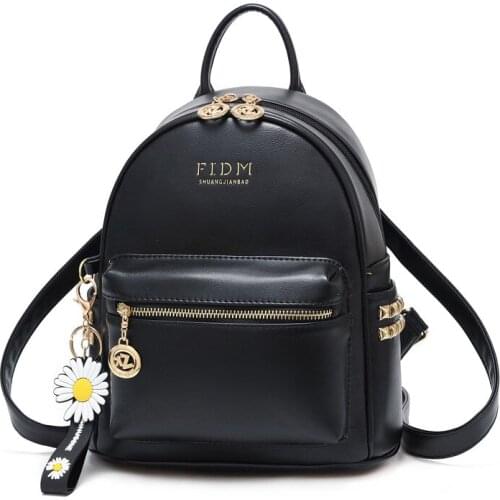 Multi-pocket Design Backpack Teenage Girls School Bags Soft Campus Student Book Bags for School Teen Casual Korean womens bags