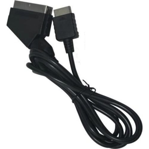 RGB Scart 1.8M cable connection cable game cable suitable for PS1 PS2 PS3 TV replacement cable