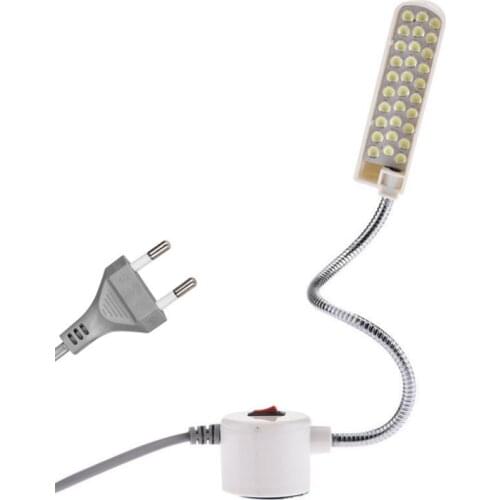 30Leds Beads LED Sewing Machine Lights with Magnet Energy-saving Lamp Industrial Sewing Machine Parts Clothes Lights EU Plug