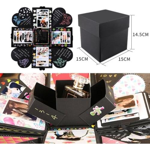 Birthday Explosion Box Surprise Gift Box DIY Scrapbook Photo Album With Accessories For Wedding Engagement Box Gift Decoration