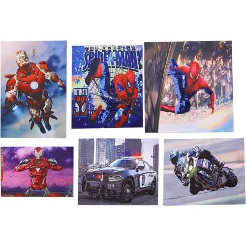 1 Pcs Super hero sequin icon Embroidered Iron on Patches for Clothing DIY Stripes Clothes Patchwork Stickers Custom Badges