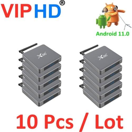 10 Pcs Fast Shipping X96 X6 Android 11.0 Tv Box In Stock 1000M WifI BT Set Top Box Lot X96X6 Media Player
