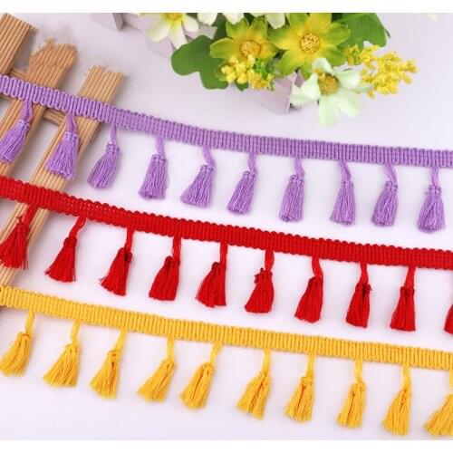2-5 Yards Lace Broom Hanging Ear Lace Ethnic Trim Ribbon Sewing Latin Dress Stage Costume DIY Curtain Tablecloth Decoration