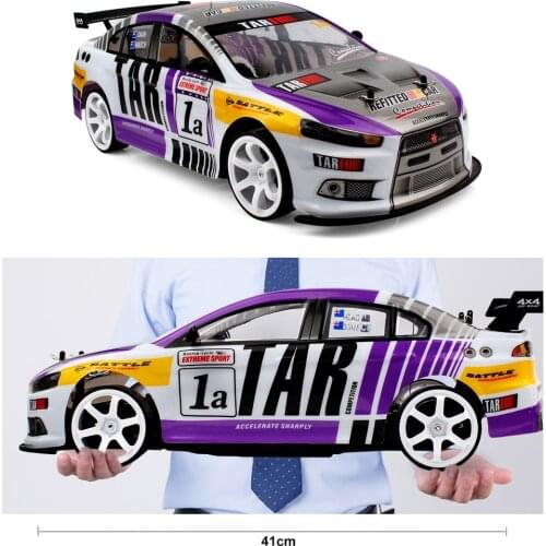 1:10 70km/h 2.4G RC Car 4WD High capacity battery High Power LED Headlight Racing Truck Remote Radio Control Vehicle RC Toys