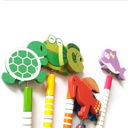 FREE SHIPPING 36pcs/lot Novelty Fashion CartoonCreative Stationery Gifts For Kids Windmill Animal Pencil Four Design Selections