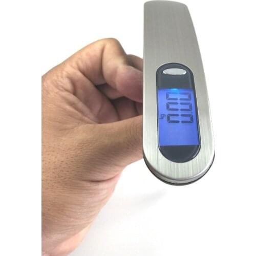 Household Portable 50kg Stainless Steel Electronic Scale Hook Shopping Scale Express Parcel High Precision LED Display Scale